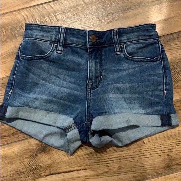 🌟 PacSun High Rise Super Stretch Shortie Shorts - Size 22 - Picture 1 of 4